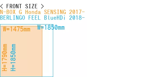 #N-BOX G Honda SENSING 2017- + BERLINGO FEEL BlueHDi 2018-